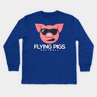 flying pigs Kids Long Sleeve T-Shirt